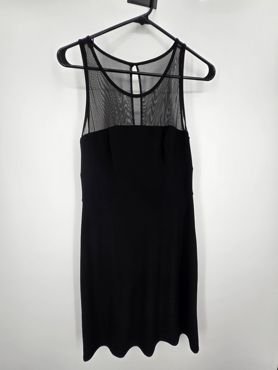 White House Black Market Dresses & Skirts - WHBM Black Mesh Yoke Midi Dress Size 4 NWT (7938)